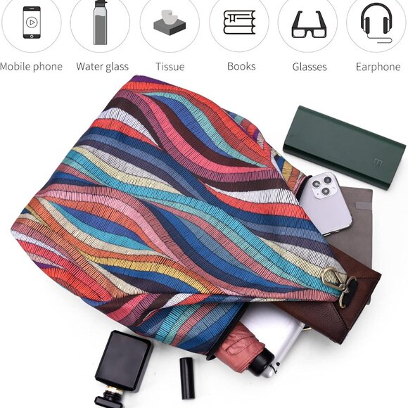 Premium Backpack for Women, Bohemia Style Fashion Casual Daypack Backpack, Small - Picture 5 of 6